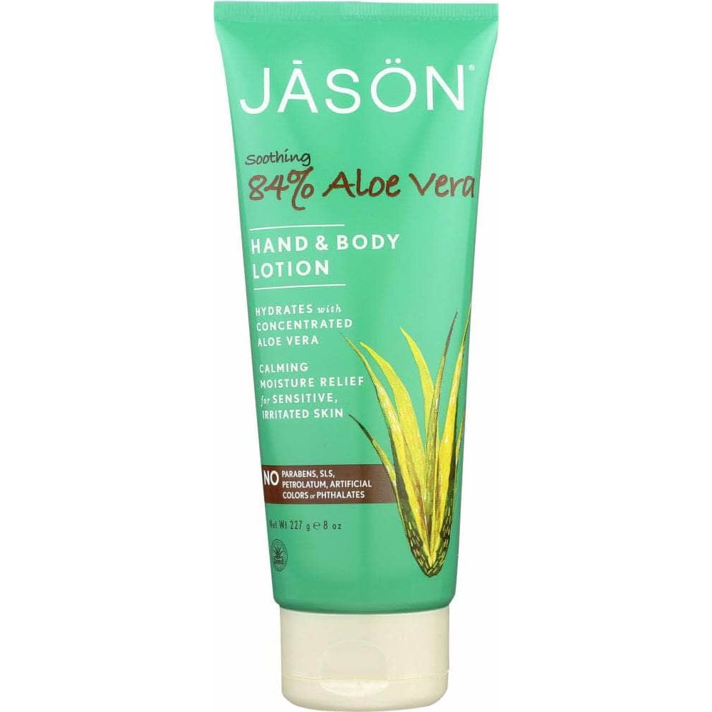 Jason Jason Hand & Body Lotion Soothing 84% Aloe Vera, 8 oz