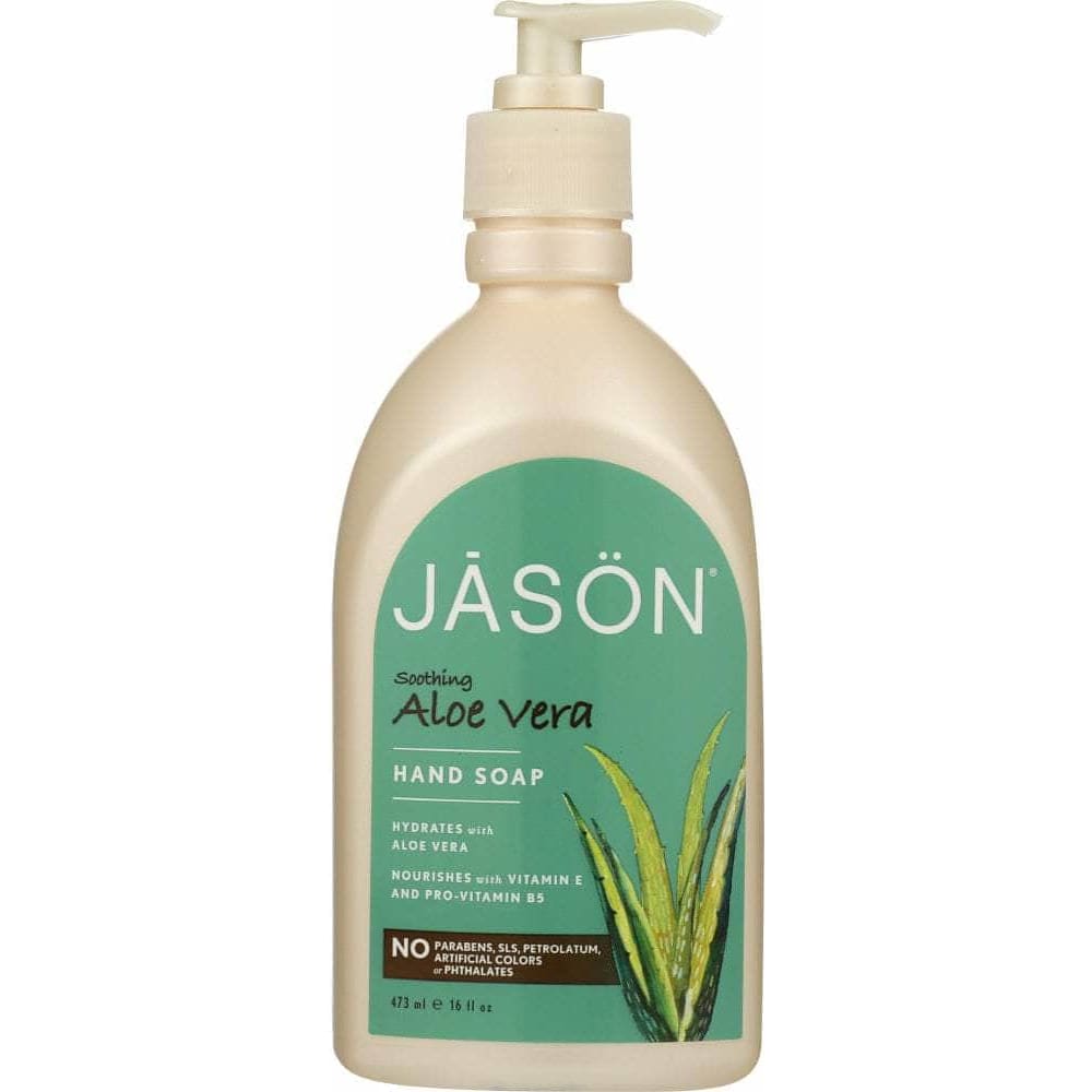 Jason Jason Hand Soap Soothing Aloe Vera, 16 oz