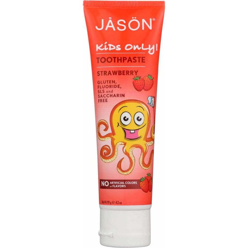 Jason Jason Kids Only! Natural Toothpaste Strawberry, 4.2 oz