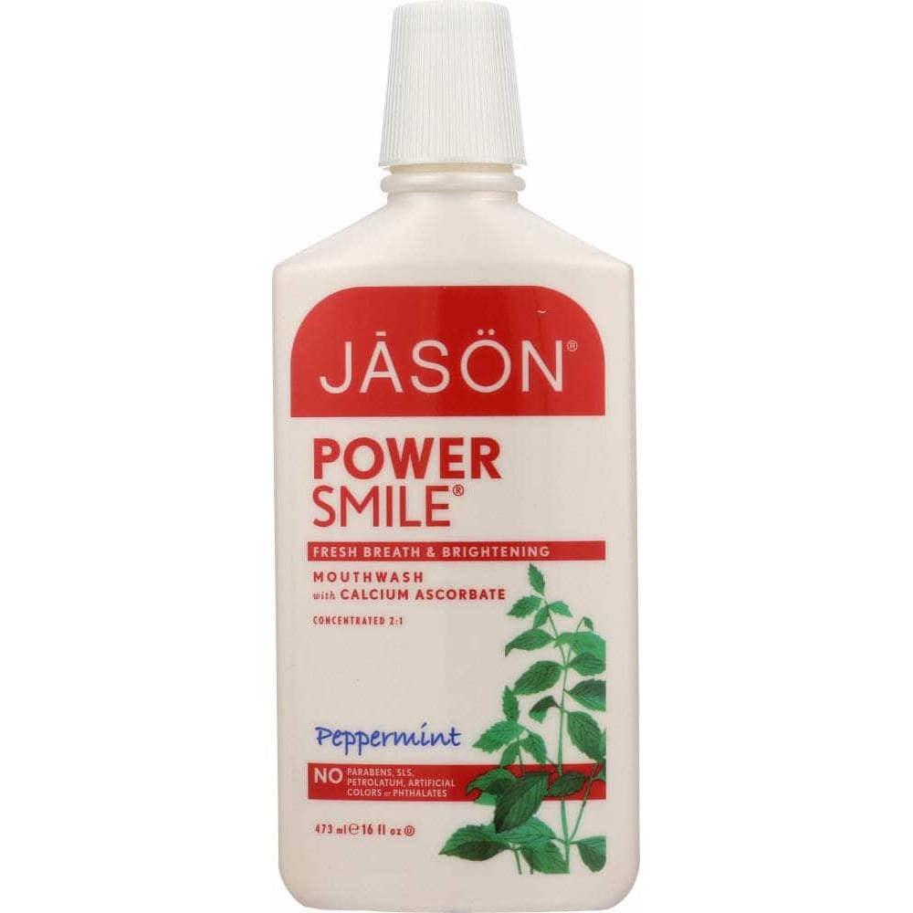 Jason Jason PowerSmile Mouthwash Brightening Peppermint, 16 oz