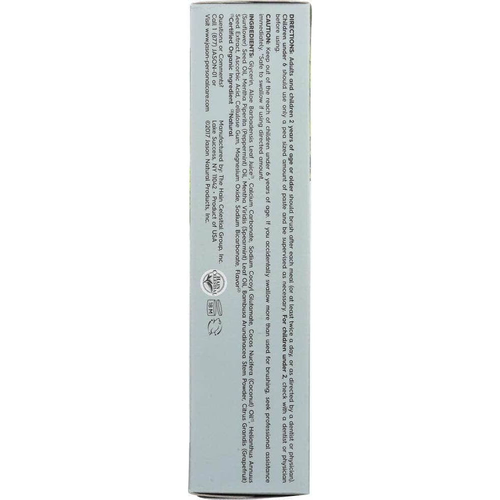 Jason Toothpaste Simply Coconut Strengthening Mint Fluoride Free, 4.2 ...
