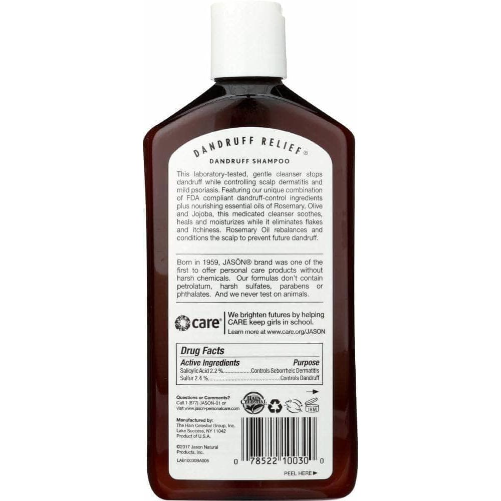 Jason Jason Treatment Shampoo Dandruff Relief, 12 oz