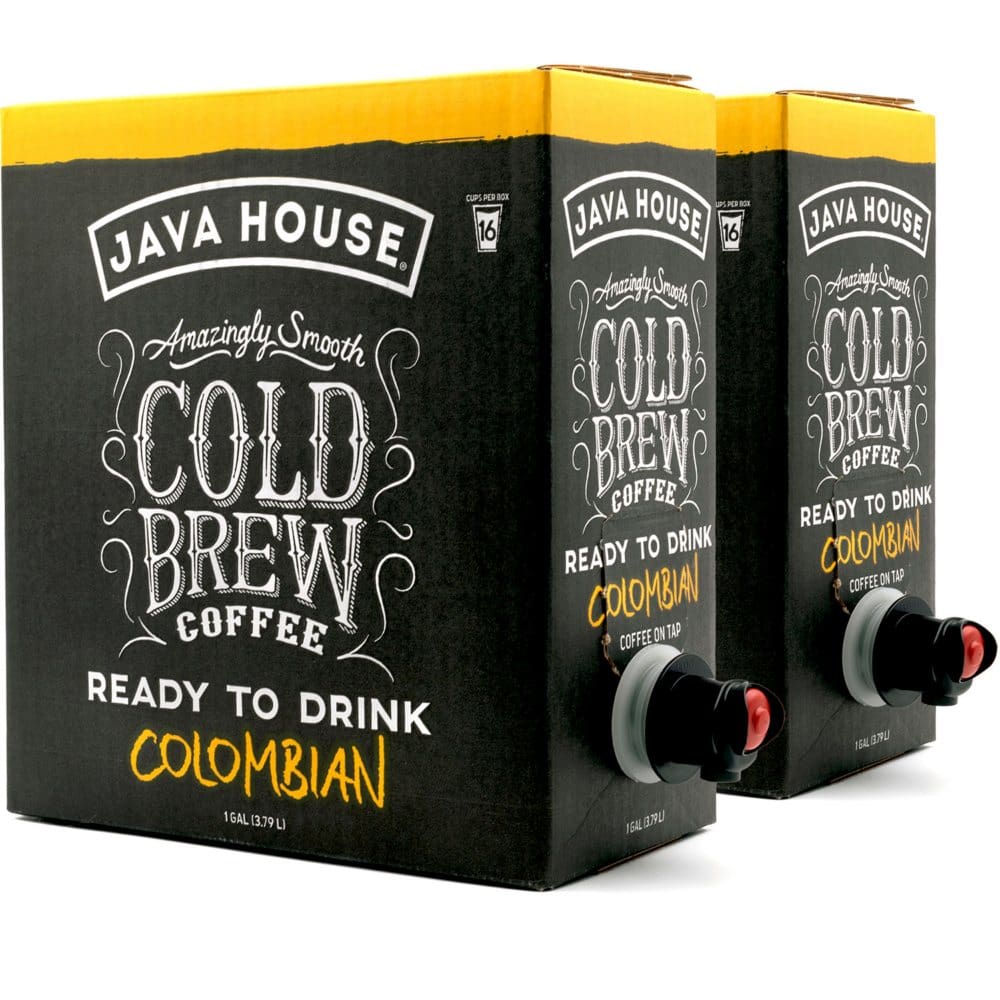 Java House Single Origin Cold Brew Coffee On Tap Colombian Black (128 oz. 2 pk.) - Bottled Tea & Coffee - Java