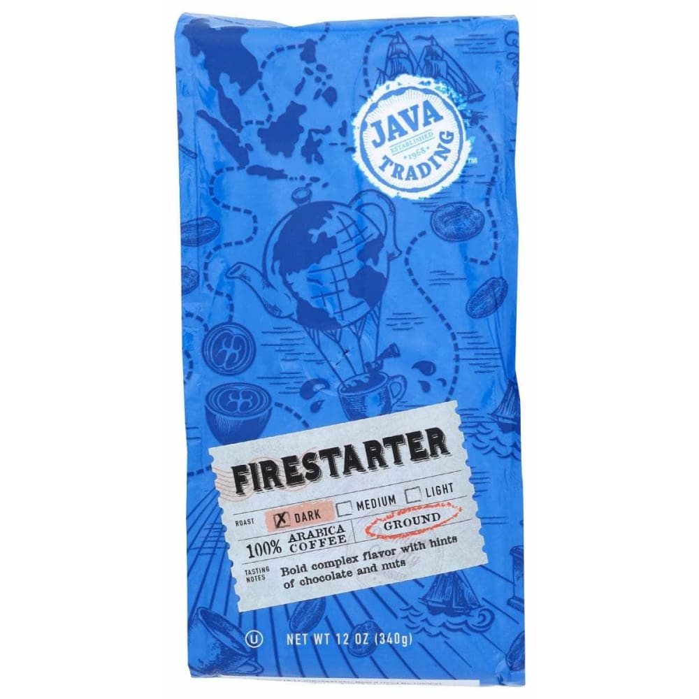 JAVA TRADING Grocery > Beverages > Coffee, Tea & Hot Cocoa JAVA TRADING: Ground FireStarter Coffee, 12 oz