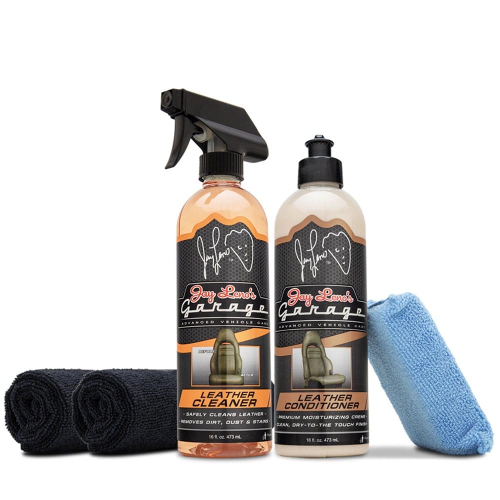 Jay Leno’s Garage Leather Care 5-Piece Bundle - Cleaning & Appearance - Jay