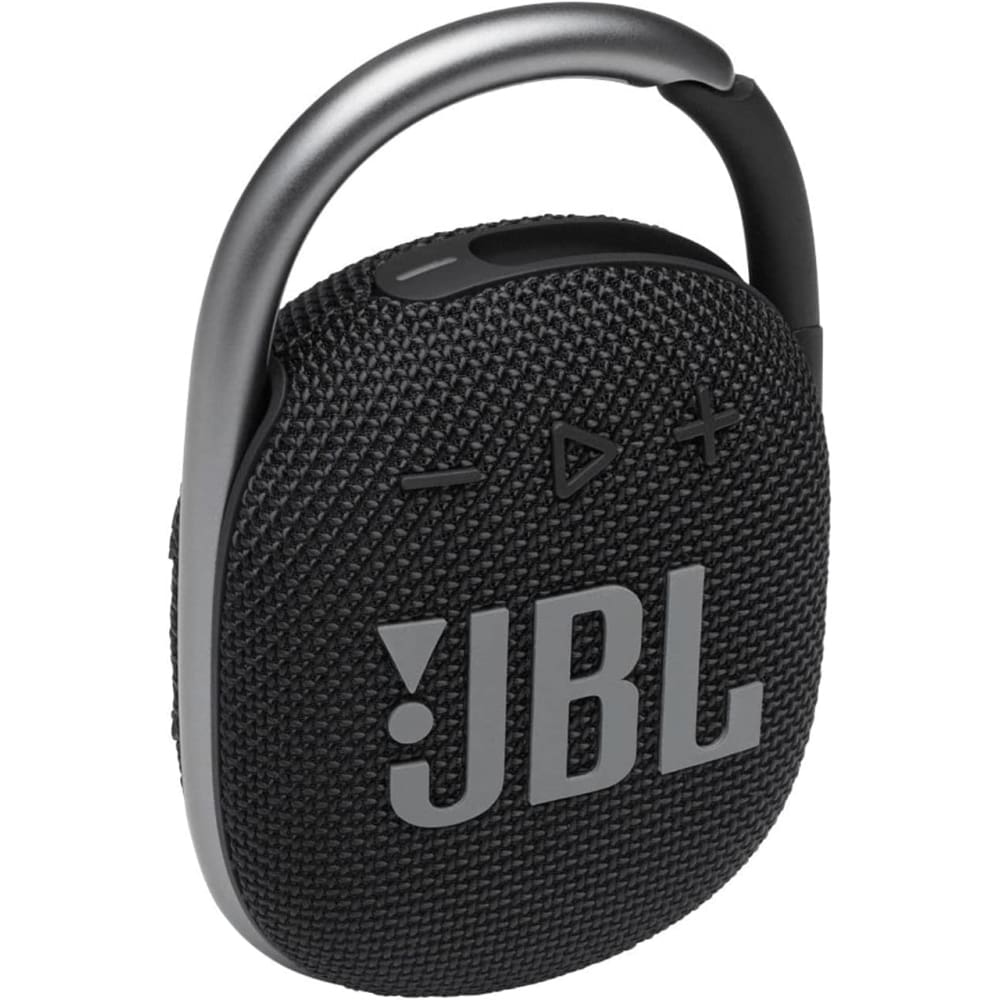 JBL Clip 4: Portable Speaker with Bluetooth Built-in Battery Waterproof and Dustproof Feature - Black - wireless speakers - JBL
