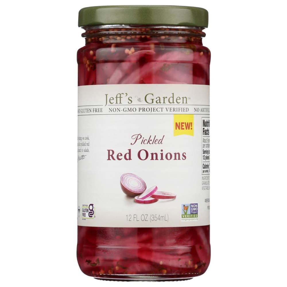 JEFFS GARDEN: Pickled Red Onions 12 fo (Pack of 4) - Grocery > Vegetables - JEFFS GARDEN