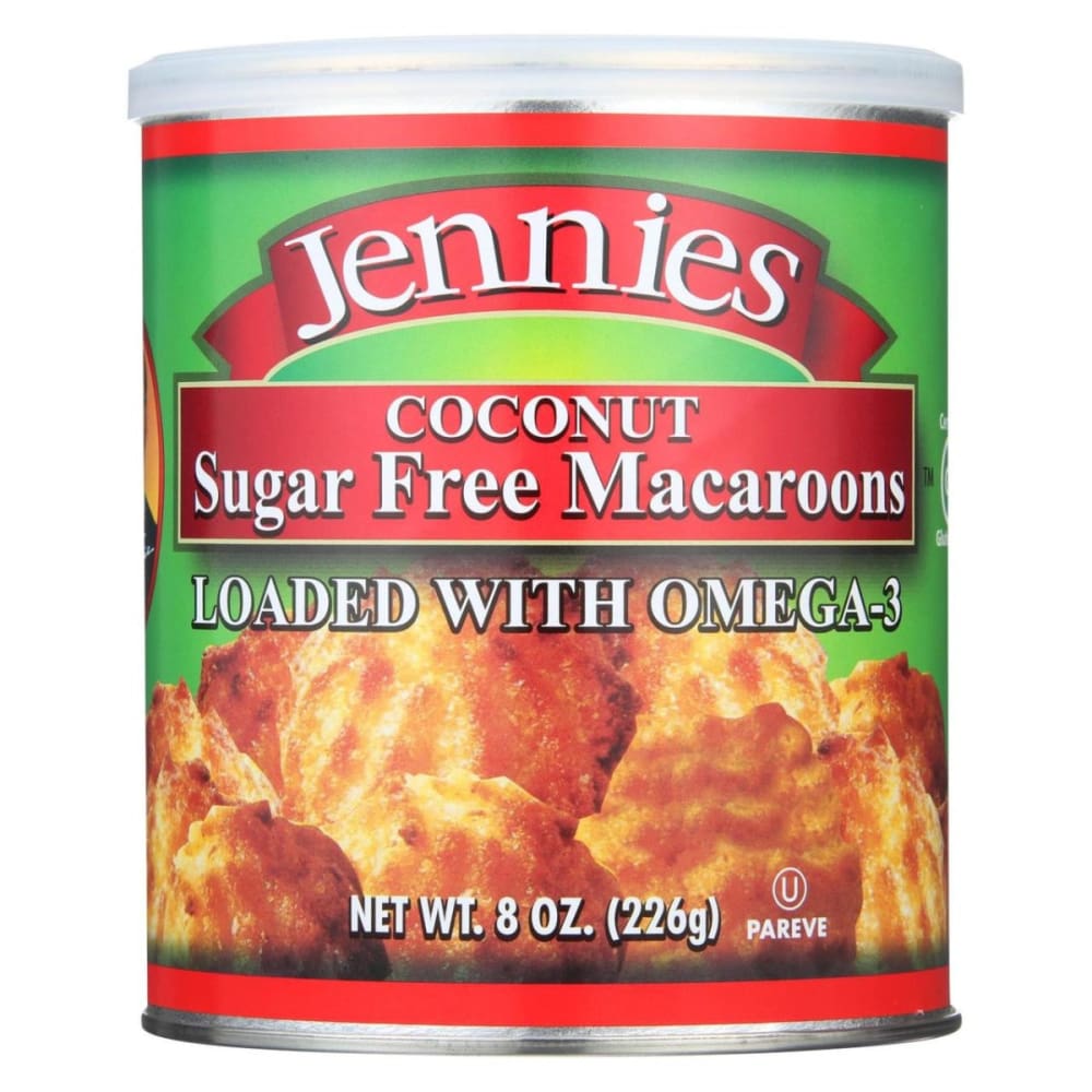 JENNIES: Coconut Sugar Free Macaroon 8 oz (Pack of 5) - JENNIES