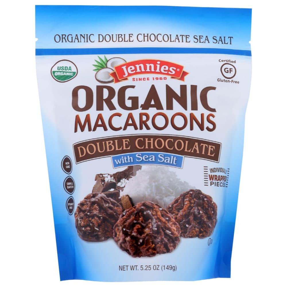 JENNIES: Macaroon Double Choc Sea Salt 5.25 OZ (Pack of 5) - Grocery > Snacks > Cookies - JENNIES