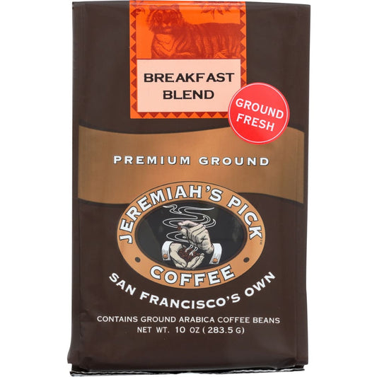 JEREMIAHS PICK COFFEE: Coffee Ground Breakfast 10 oz (Pack of 3) - Grocery > Beverages > Coffee Tea & Hot Cocoa - JEREMIAHS PICK COFFEE