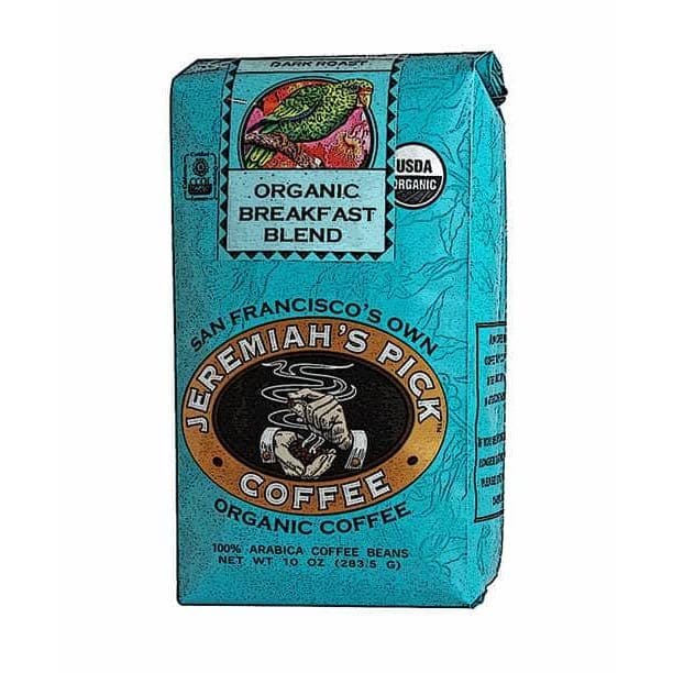Jeremiahs Pick Coffee Jeremiahs Pick Coffee Coffee Whole Bean Breakfast Organic, 10 oz