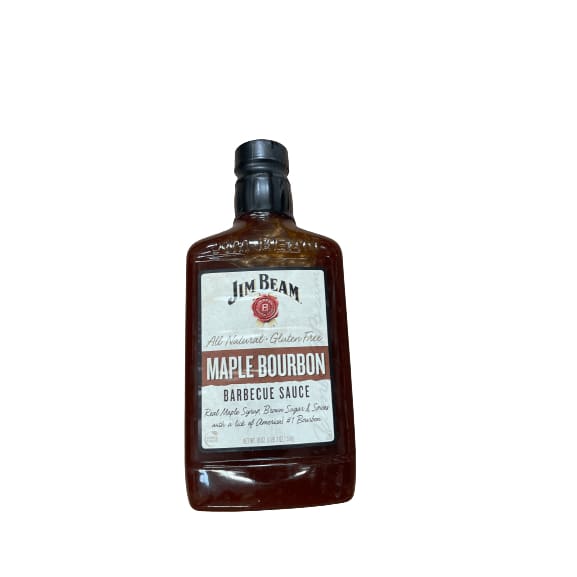 Jim Beam Jim Beam Maple Bourbon Barbecue Sauce, BBQ Grilling Sauce, 18 oz