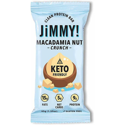 JIMMYBAR Vitamins & Supplements > Protein Supplements & Meal Replacements JIMMYBAR: Keto Macadamia Nut Crunch, 1.59 oz