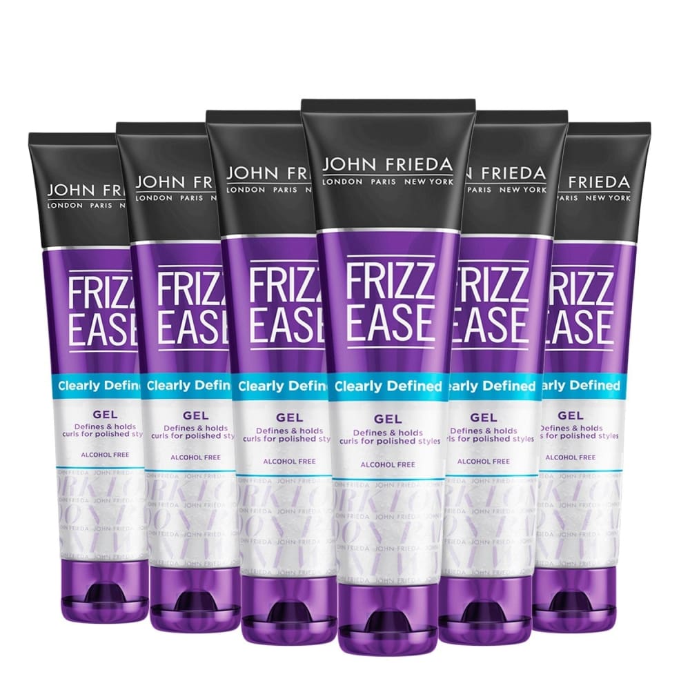 John Frieda Frizz-Ease Clearly Defined Gel Bulk - Pack With 6 Units of 5 Fl Oz Each - Hair Care - John Frieda