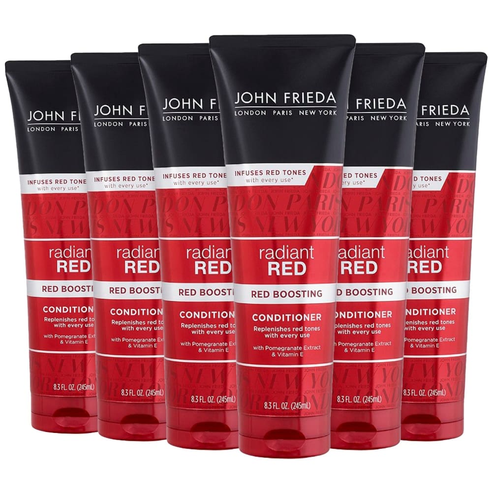 John Frieda Radiant Red Boosting Conditioner - 8.3 Oz - 6 Pack - Conditioner - John Frieda