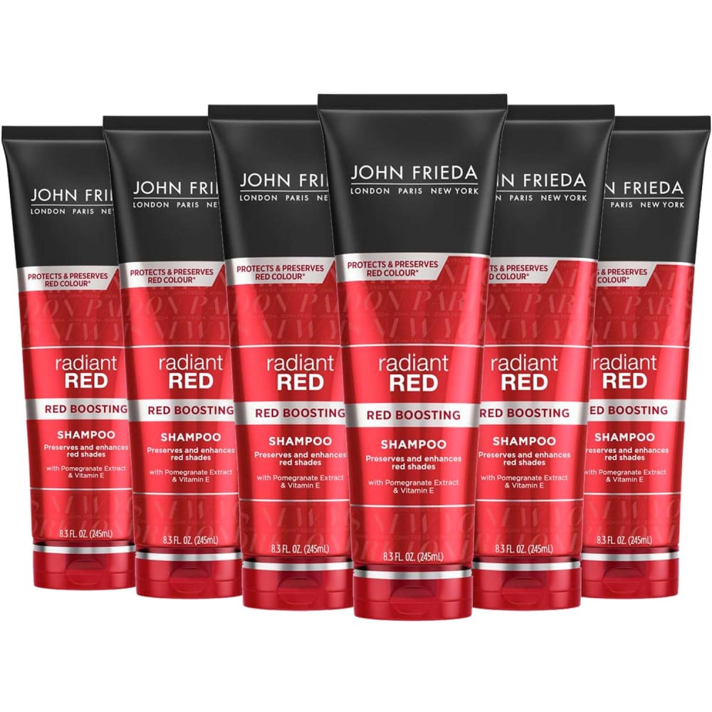 John Frieda Radiant Red Boosting Shampoo - 8.3 Oz Each- 6 Pack - Shampoo - John Frieda