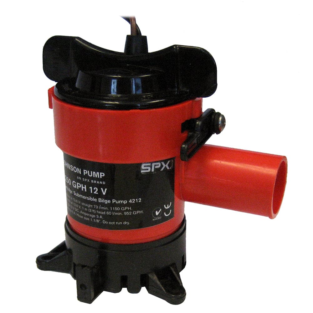 Johnson Pump 1250 GPH Bilge Pump 1-1/ 8 Hose 12V - Marine Plumbing & Ventilation | Bilge Pumps - Johnson Pump