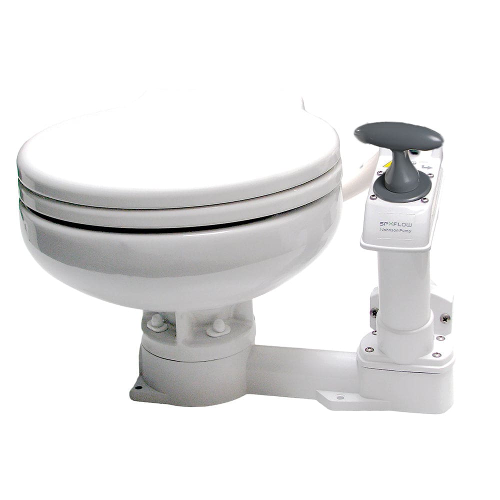 Johnson Pump AquaT™ Manual Marine Toilet - Super Compact - Marine Plumbing & Ventilation | Marine Sanitation - Johnson Pump