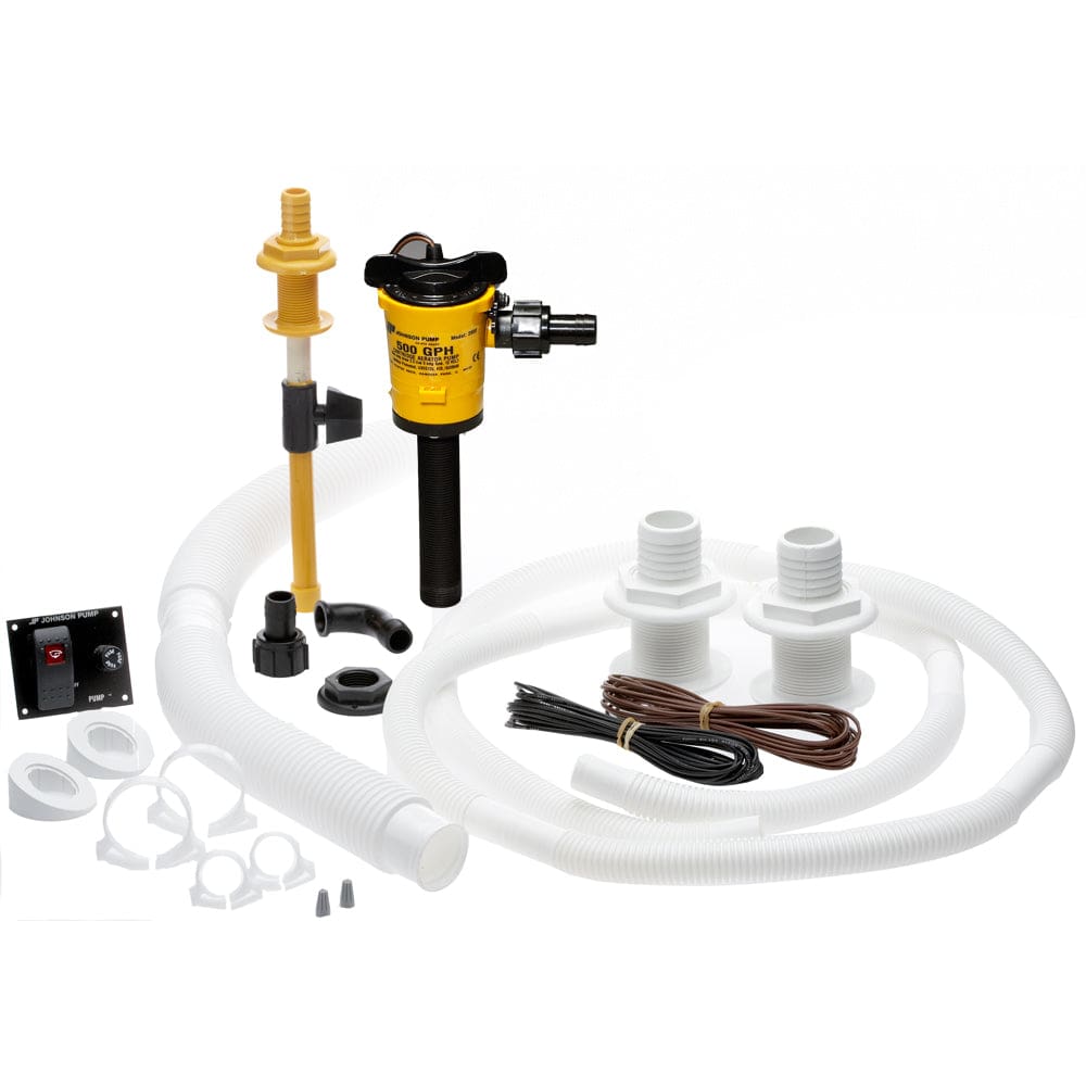 Johnson Pump Basspirator Aerator Kit - Marine Plumbing & Ventilation | Livewell Pumps - Johnson Pump