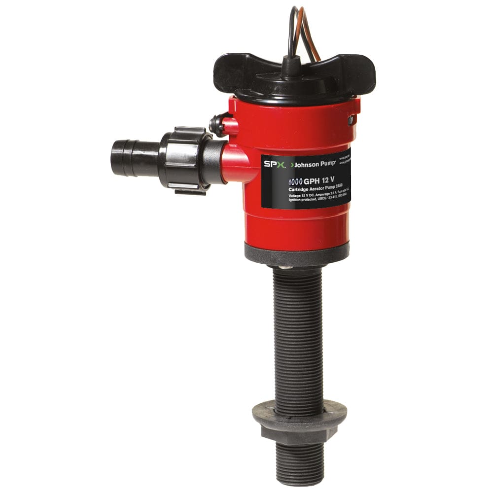 Johnson Pump Cartridge Aerator 1000 GPH Straight Intake - 12V - Marine Plumbing & Ventilation | Livewell Pumps - Johnson Pump
