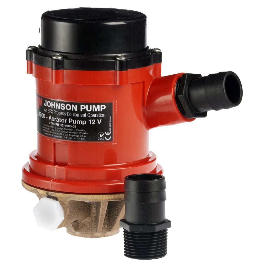 Johnson Pump Pro Series 1600 GPH Tournament Livewell/ Baitwell Pump - 12V - Marine Plumbing & Ventilation | Livewell Pumps - Johnson Pump