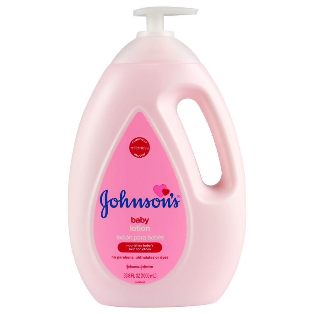Johnson’s Moisturizing Pink Baby Lotion with Coconut Oil (33.8 fl. oz.) - Baby Health & Safety - Johnson’s