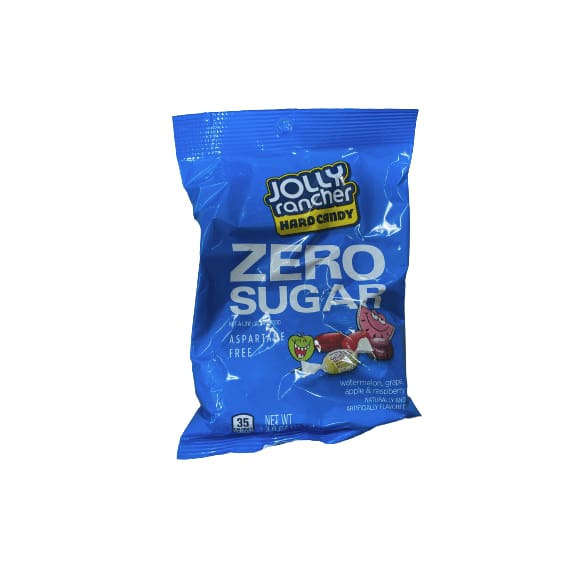 Jolly Rancher JOLLY RANCHER, Zero Sugar Assorted Fruit Flavored Sugar Free Hard Candy, Individually Wrapped, 6.1 oz, Pouch