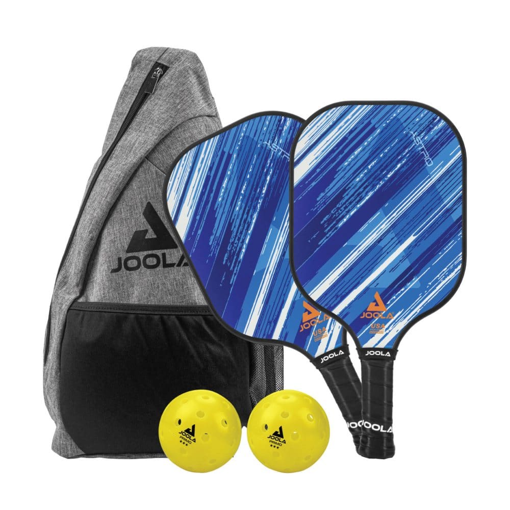 JOOLA Astro Pickleball Set with 2 Paddles 2 Balls and Bag - Other Sports Equipment - ShelHealth