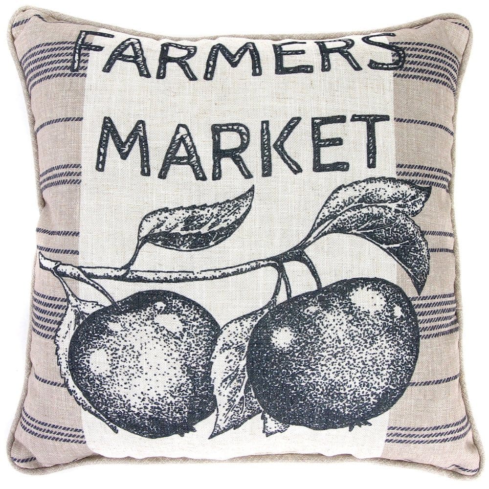 Jordan Manufacturing Knife Edge 20" Toss Pillow with Welt ShelHealth