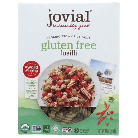 JOVIAL: Fusilli Gluten Free Pasta 12 oz (Pack of 5) - Pantry > Pasta and Sauces - JOVIAL