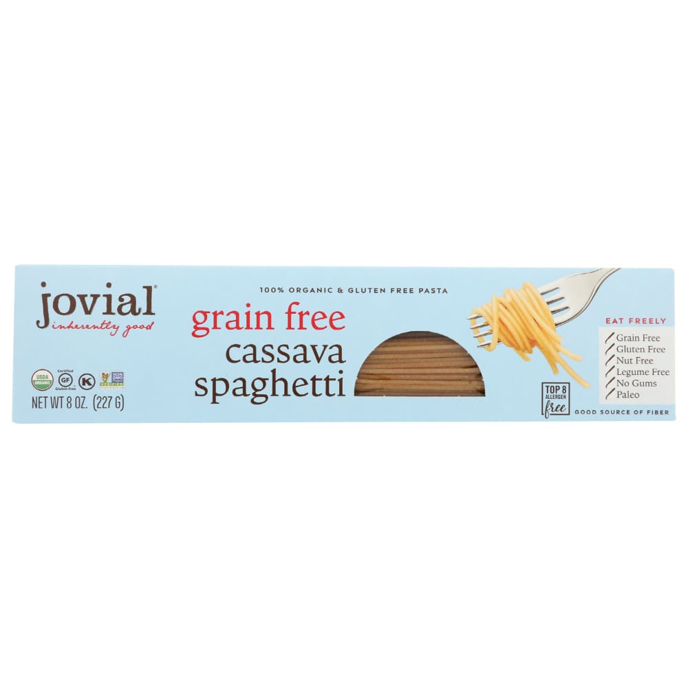 JOVIAL: Pasta Cassava Spaghetti 8 oz (Pack of 5) - Pantry > Pasta and Sauces - JOVIAL