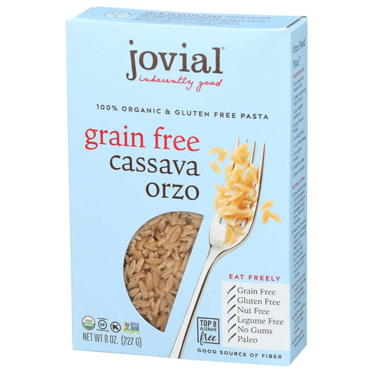 JOVIAL: Pasta Orzo Cassava 8 oz (Pack of 5) - Pantry > Pasta and Sauces - JOVIAL