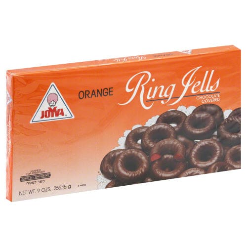 JOYVA: Jelly Ring Chocolate Covered Orange 9 OZ (Pack of 4) - Grocery > Chocolate Desserts and Sweets > Chocolate - JOYVA