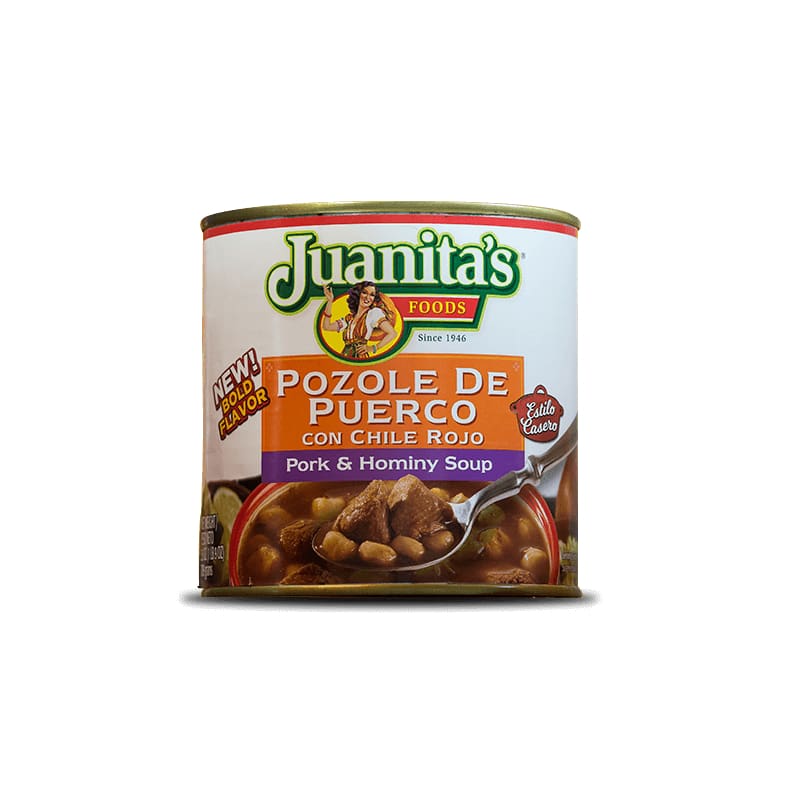JUANITAS JUANITAS Pork Pozole With Red Chile, 25 oz