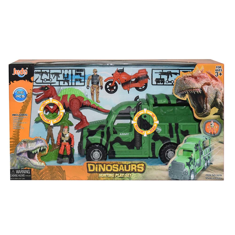 Juda Toys Dinosaurs Hunting Play Set Spinosaurus -13 Pcs - Toys & Games - juda