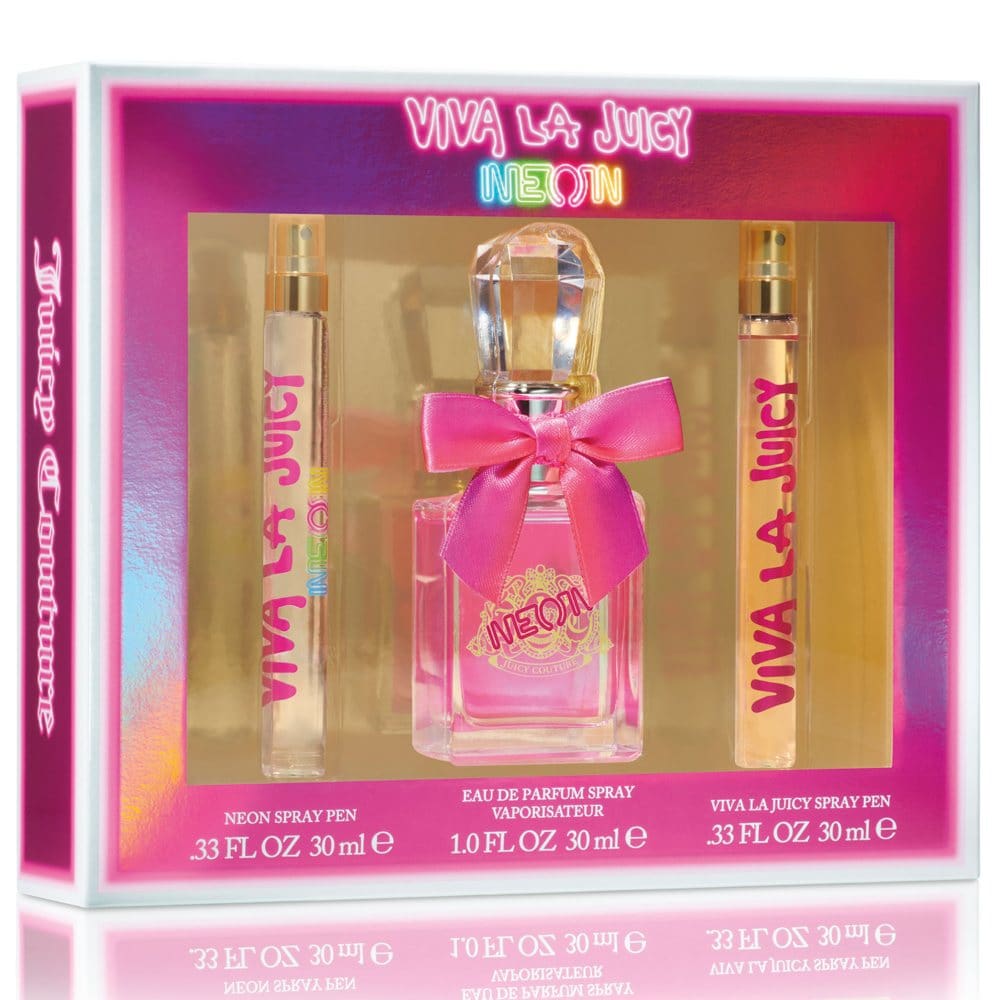 Juicy Couture Viva la Juicy Neon 3 Piece Fragrance Gift Set - All Fragrance - ShelHealth