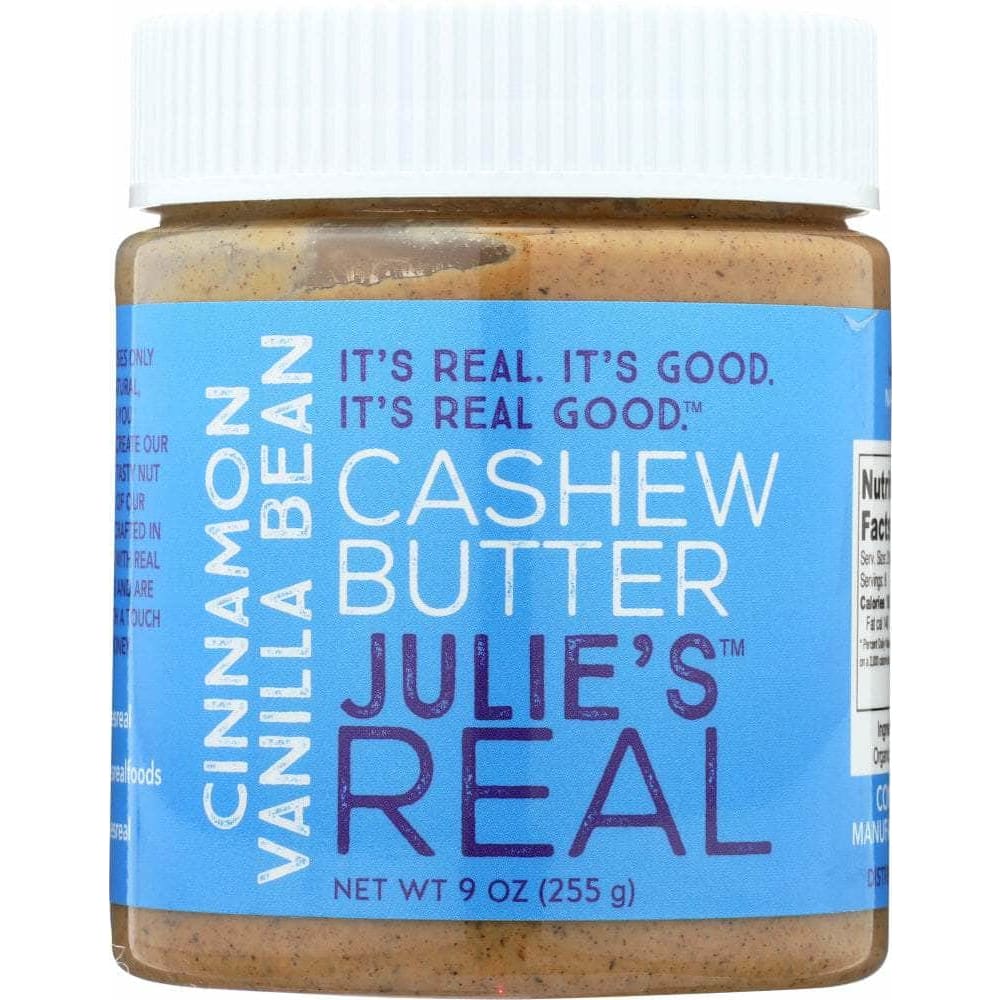 Julies Real Julies Real Cinnamon Vanilla Cashew Butter, 9 oz
