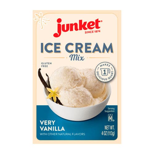 Junket Very Vanilla Ice Cream Mix 4oz (Case of 12) - Baking/Mixes - Junket