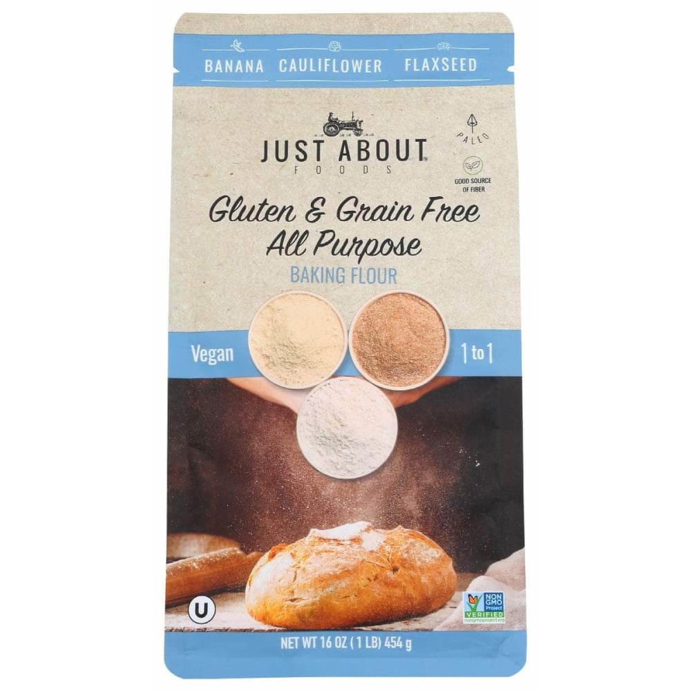 JUST ABOUT FOODS Just About Foods Flour All Purpose, 1 Lb