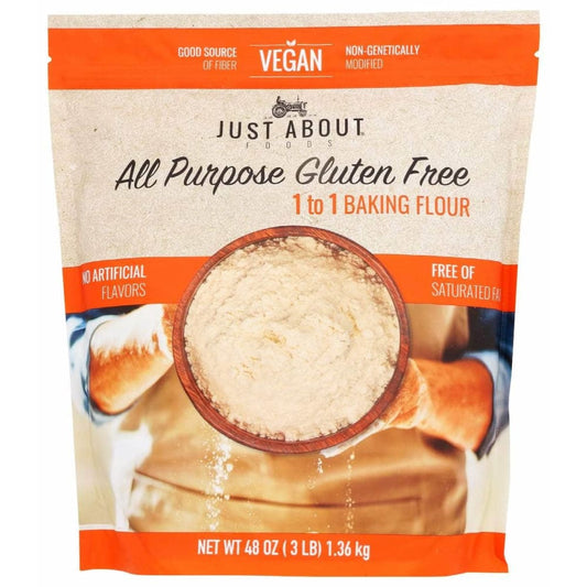 JUST ABOUT FOODS Just About Foods Flour All Purpose, 3 Lb