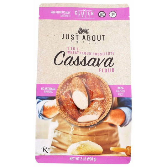 JUST ABOUT FOODS Just About Foods Flour Cassava, 2 Lb