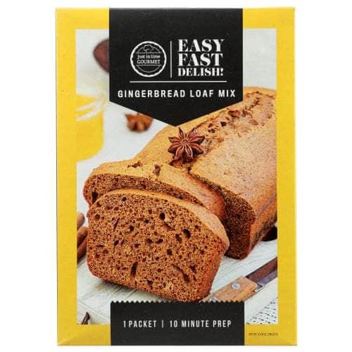 JUST IN TIME GOURMET Grocery > Cooking & Baking > Baking Ingredients JUST IN TIME GOURMET: Gingerbread Loaf Mix, 15.05 oz