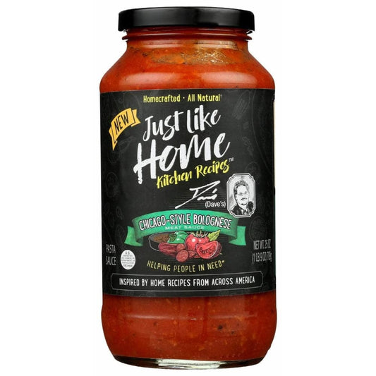 JUST LIKE HOME Just Like Home Sauce Bolognese Chi-Style, 25 Oz