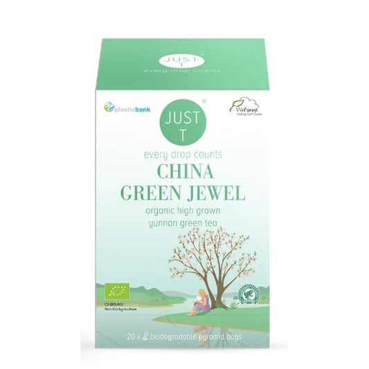 JUST T: China Green Jewel Tea 1.41 oz (Pack of 3) - Grocery > Beverages > Coffee Tea & Hot Cocoa - JUST T