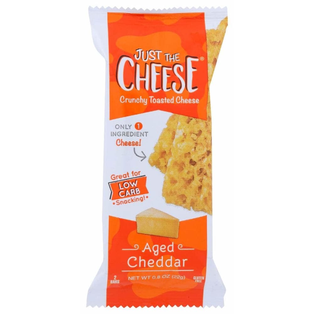 JUST THE CHEESE Grocery > Snacks > Chips > Snacks Other JUST THE CHEESE Snack Bar Cheese Age Chdr, 0.8 oz