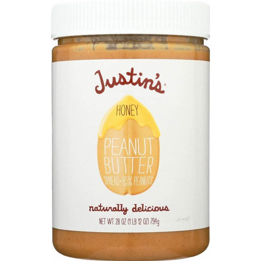 JUSTINS Justins Nut Bttr Peanut Honey, 28 Oz