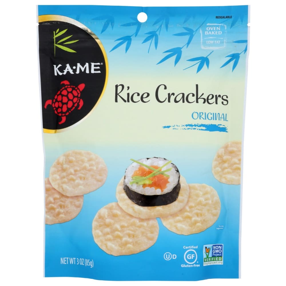 KA ME: Cracker Rice Original 3 OZ (Pack of 5) - Grocery > Snacks > Crackers > Crackers Rice & Alternative Grain - KA