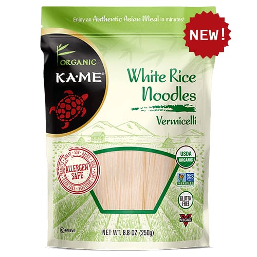 Ka-Me Ka Me Organic White Rice Noodles Vermicelli, 8.8 oz