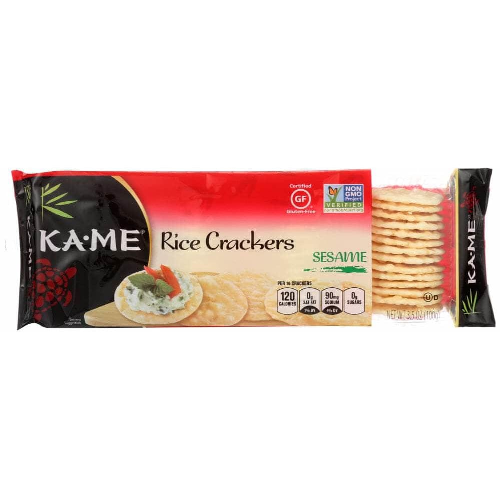 Ka-Me Ka Me Rice Cracker Sesame Gluten Free, 3.5 oz