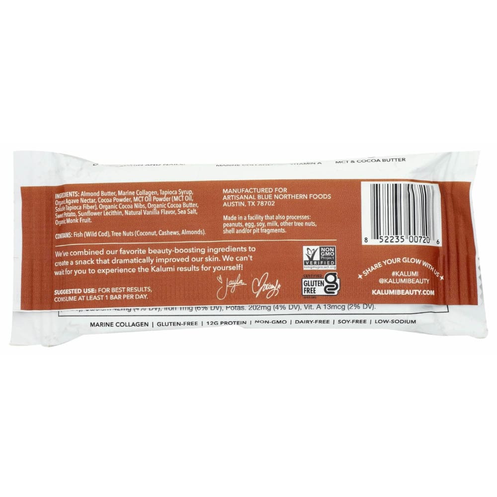 KALUMI Vitamins & Supplements > Protein Supplements & Meal Replacements KALUMI: Bar Beauty Cocoa Kiss, 42 gm
